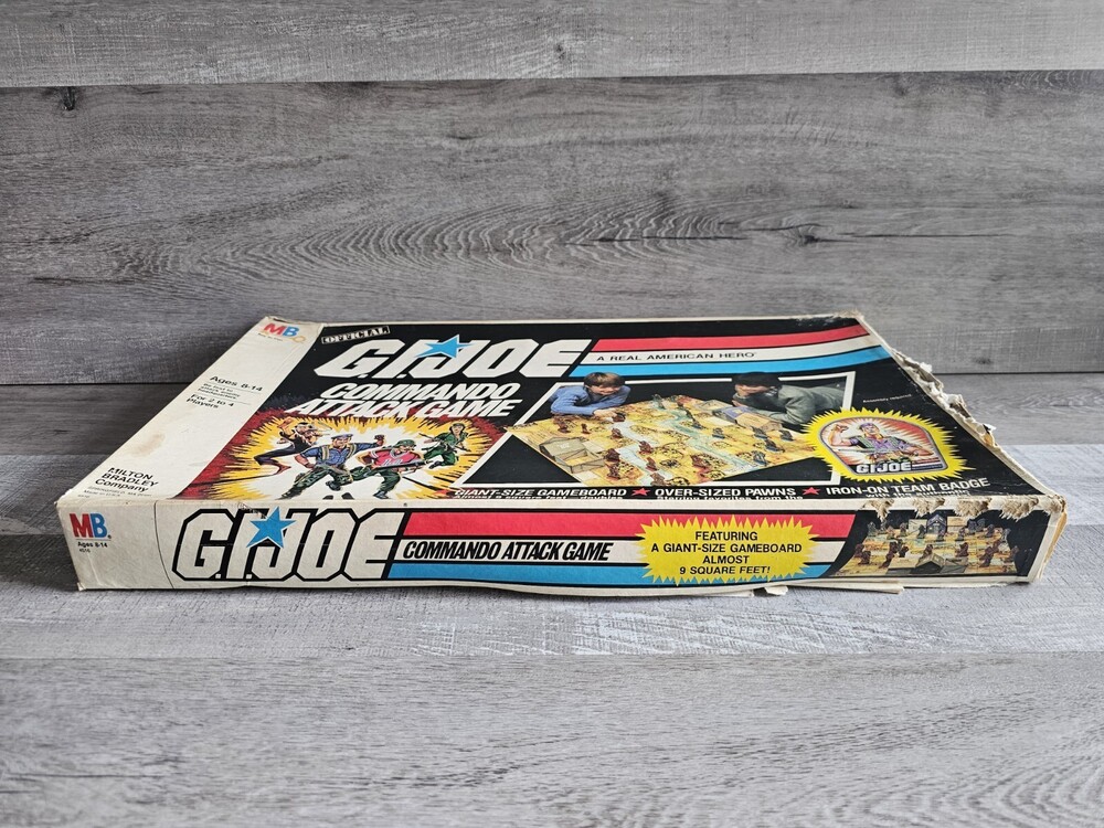 GI JOE Commando Attack Board Game 1985 Hasbro W/Instructions